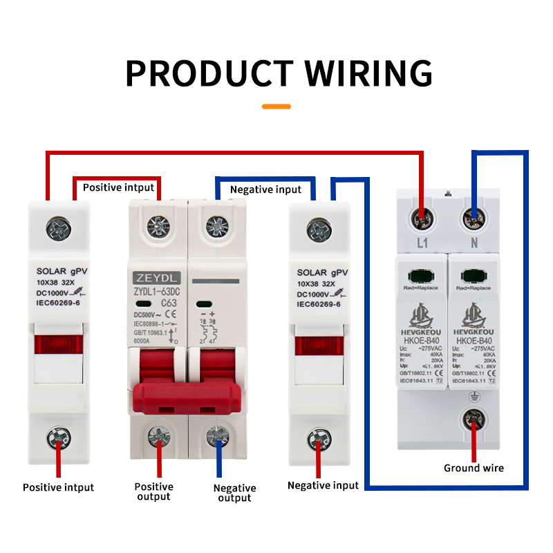 Surge Protection Device (SPD) | AC Power Line Surge Arrester | Shield Home & Industrial Equipment from Lightning & Power Surges | Type 2 Protection