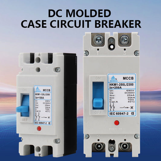 MCCB with Leakage Protection Molded Case Circuit Breaker Flame-Retardant Overload Short-Circuit Protector