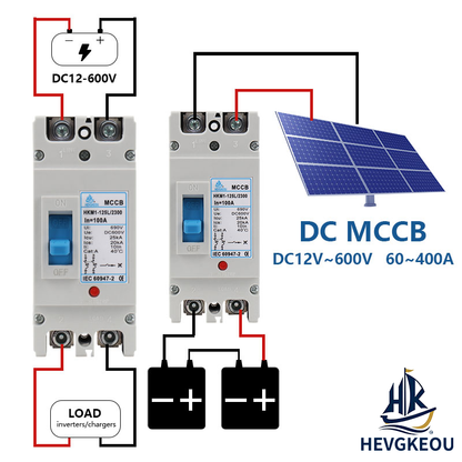 MCCB with Leakage Protection Molded Case Circuit Breaker Flame-Retardant Overload Short-Circuit Protector