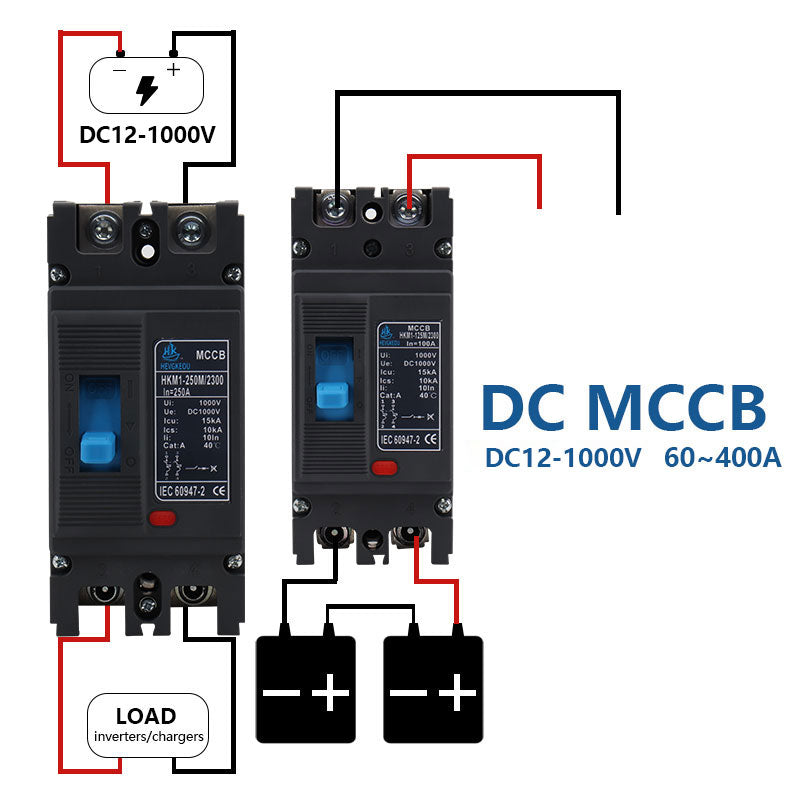 MCCB with Leakage Protection Molded Case Circuit Breaker, Flame-Retardant, Overload & Short-Circuit Protector