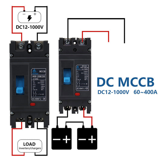 MCCB with Leakage Protection Molded Case Circuit Breaker, Flame-Retardant, Overload & Short-Circuit Protector