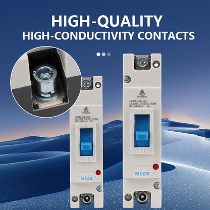 MCCB with Leakage Protection Molded Case Circuit Breaker Flame-Retardant Overload Short-Circuit Protector