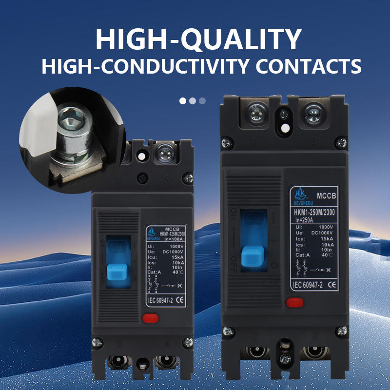 MCCB with Leakage Protection Molded Case Circuit Breaker, Flame-Retardant, Overload & Short-Circuit Protector