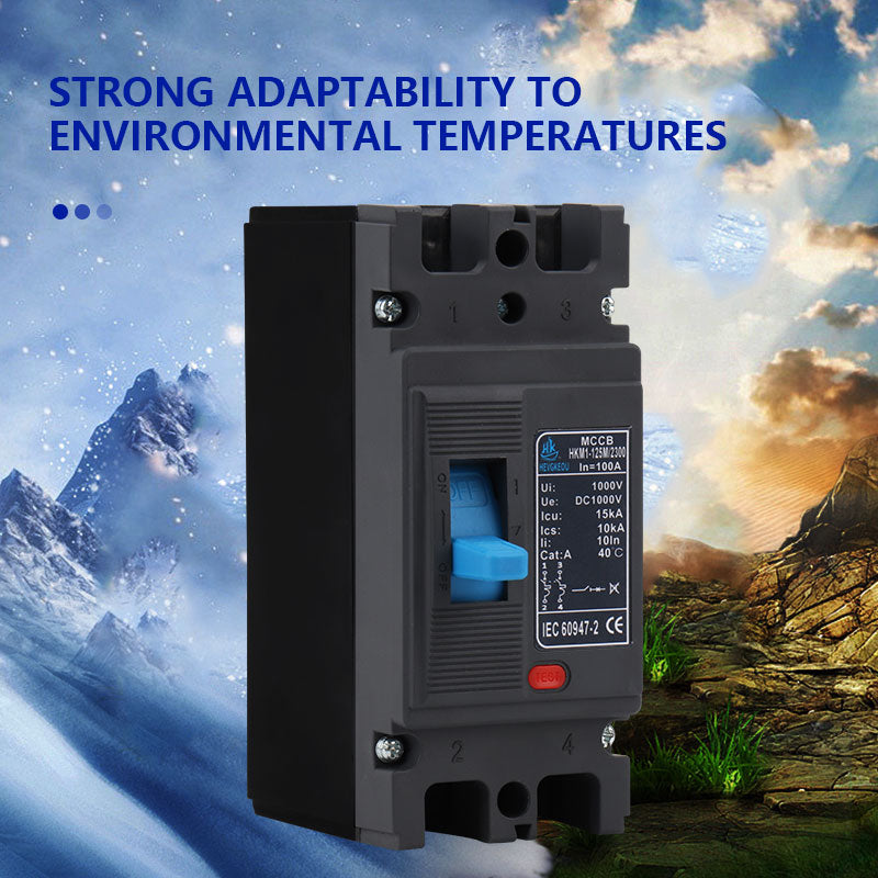 MCCB with Leakage Protection Molded Case Circuit Breaker, Flame-Retardant, Overload & Short-Circuit Protector