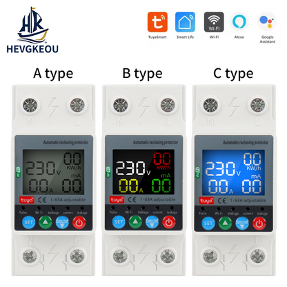 ATS 110V 125A 2P Automatic Transfer Switch | DIN Rail Dual Power Changeover for Solar/City Power/Generator | Uninterrupted Power Supply for Home & Off-Grid Systems