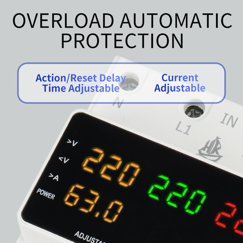 3-Phase Solar ATS with Integrated Protection | Reliable Auto Transfer Switch for PV Systems, 63A-100A with Overcurrent & Voltage Guard