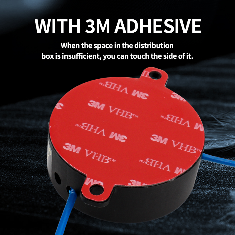 Compact Round Fire Extinguisher for Electrical Cabinets | Automatic N₂ Aerosol Suppressor, DIN Rail Mount up to 0.4m³