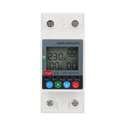 ATS 110V 125A 2P Automatic Transfer Switch | DIN Rail Dual Power Changeover for Solar/City Power/Generator | Uninterrupted Power Supply for Home & Off-Grid Systems