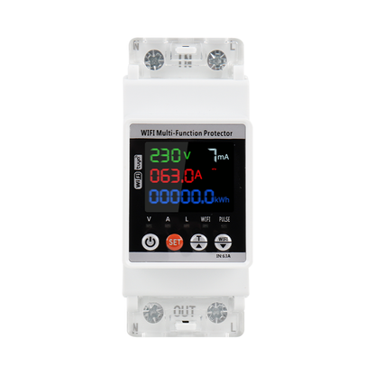 Smart Home WiFi Circuit Breaker by HEVGKEOU | Auto Reclosing with Remote App Control & Real-Time Voltage Monitoring | Tuya-Compatible Smart MCB for Home Automation