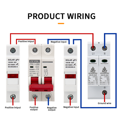 Surge Protection Device (SPD) | AC Power Line Surge Arrester | Shield Home & Industrial Equipment from Lightning & Power Surges | Type 2 Protection